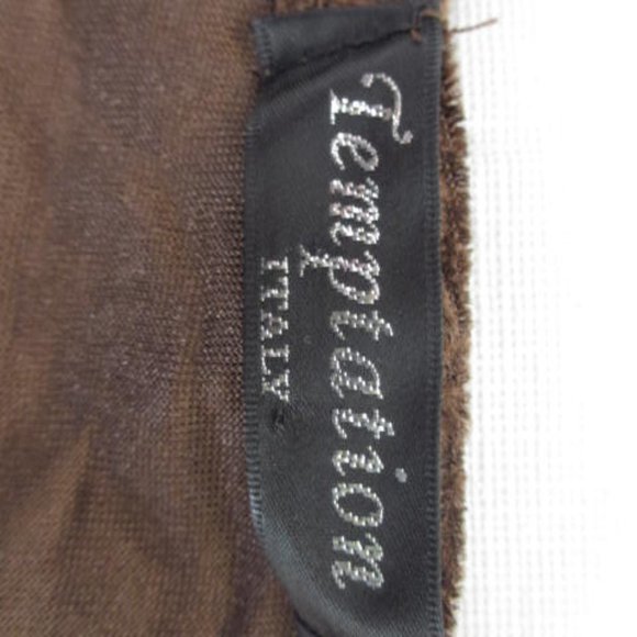 Temptation Italy Brown Velvet Boho Gypsy Lace Trim 2 Piece Top and Skirt - Picture 16 of 16